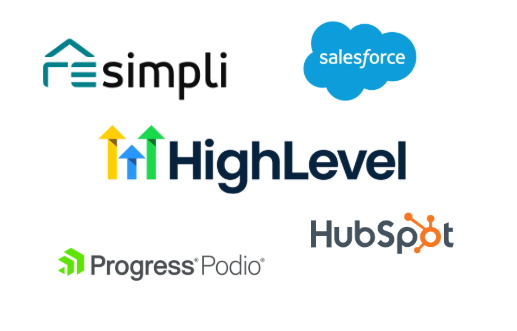 CRM tools logos